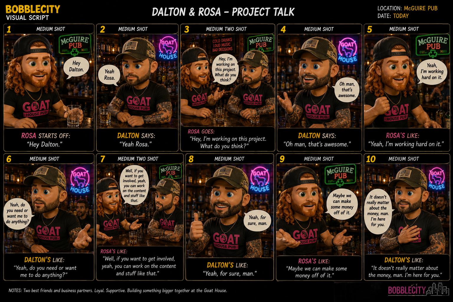 Project Talk BobbleCity comic preview