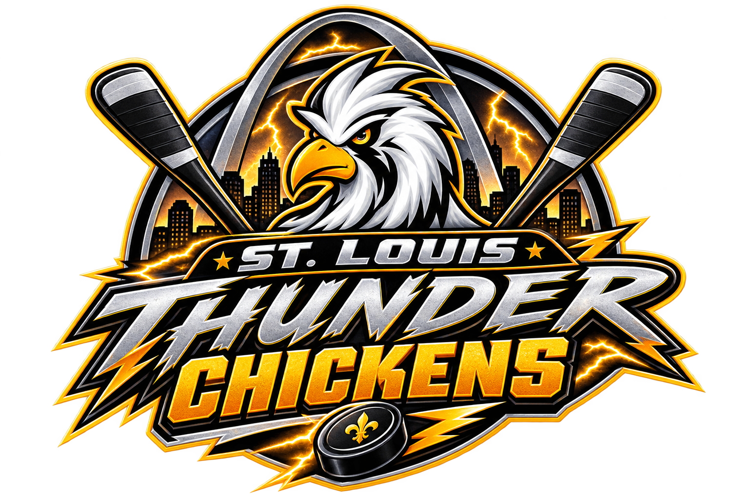 Thunder Chickens hockey crest